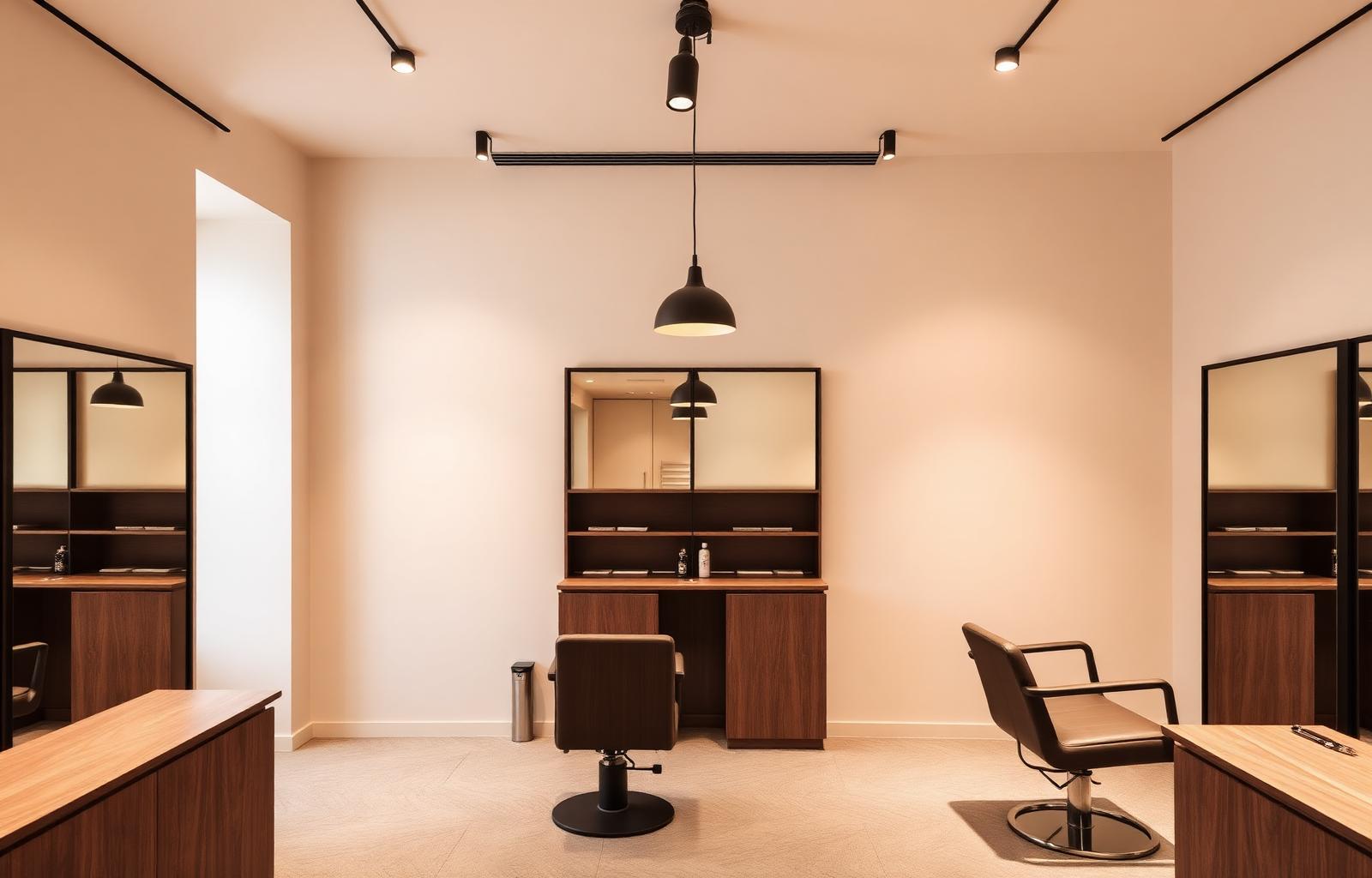 Interior of Zaina Hair Salon studio in Coral Springs
